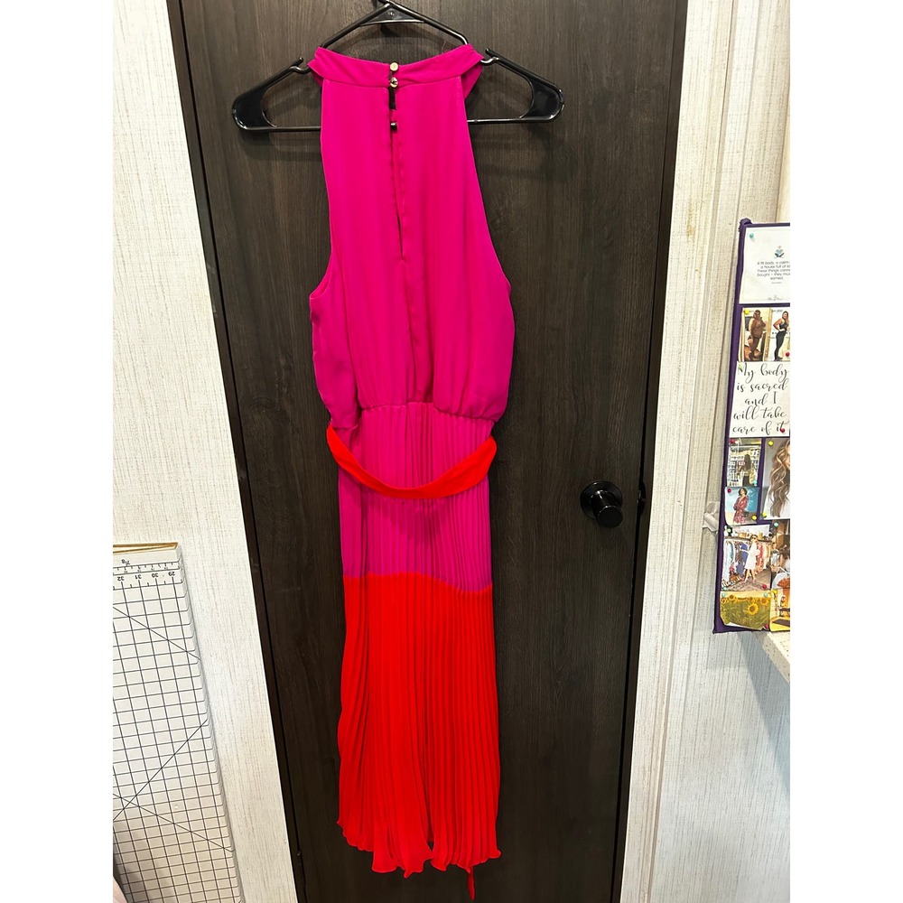 Julia Jordan color block halter dress Sz 8